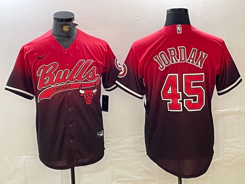 Men Chicago Bulls #45 Jordan Red Jointly 2024 Nike NBA Jersey style 1->chicago bulls->NBA Jersey